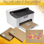 Crtiin 100 Pcs 9 x 12 Open End Booklet Envelopes 80 lb 120gsm Catalog Envelopes with Closure for Mailing Catalog Financial Document Magazine Pamphlet Business(Kraft Paper Color)