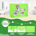 PATIKIL Desk Divider, 2 Set 24 x 16 Inch Acoustic Freestanding Desk Divider Desk Privacy Panel with 4 Pcs Support Feet for Library Office Workstation, Green