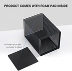 Comix Mesh Pen Holder Desk, Wire Pencil Holder with Foam Pad and Non-Slip Bottom Office Supplies Desk Organizer for Home Office School, 10 Packs