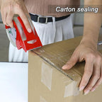 BOMEI PACK 12 Rolls Clear Packing Tape Rolls with Free Dispenser, Heavy Duty Refill Tape for Shipping Moving and Packaging, 2.4Mil 1.88 Inch x 60 Yard