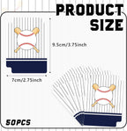 50pcs Baseball Team Card Dividers Plastic Index Card Storage Dividers with Tabs for Boys Men Gifts Card Separators for Organizing Sports Recipe Game Card