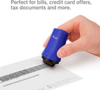 Guard Your ID Confidential Security Roller Set Advanced 2.0 for Identity Theft Protection Redacting (Regular 3-Pack, Blue)