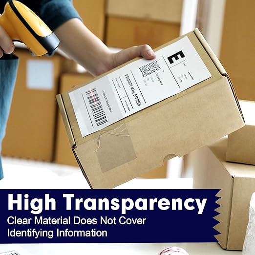 Packing Tape, 24 Rolls Clear Heavy Duty Packaging Tape with Dispensers for Packing Shipping Moving Mailing, Thicker Sealing Tape -1.88" x 65 Yards Per Roll, 1560 Total Yards