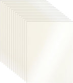100 Sheets Cream Shimmer Cardstock 8.5 x 11 Off White Paper, 92lb Heavyweight Ivory Paper Card Stock for Business Cards, Invitations, Crafting, Thank You Cards, Making Card, Menus