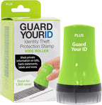 Guard Your ID Wide Advanced Roller 2.0 Identity Theft Prevention Security Stamp Green