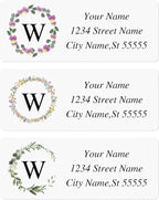 Custom Address Labels - Personalized Labels, Return with Strong Adhesion, Can Be Used for Cardboard, Paper, Plastic, Glass, Metal (2.6x1 Inch, Set of 100), Multicolor