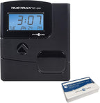Pyramid Time Systems -TimeTrax Automated Proximity Time and Attendance with Pyramid TTEZ Time Clock System with Software Download [PPDLAUBKN], RFID - No Touch Employee Punch in - Black