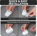 Nisorpa 4PCS Desk Dividers Privacy Desk Panel,Frosted Acrylic Partitions with Clips,Classroom Privacy Shield for Student Desks Protective Noise and Visual Guard for Office,School - 23.6 "L X 15.8 "W