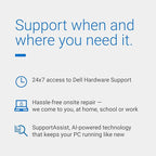 Dell Inspiron 5430 All in One Desktop - 23.8-inch FHD (1920 x 1080) Display, Intel Core 5-120U, 8GB DDR4 RAM, 512GB SSD, Intel Graphics, Windows 11 Home, Onsite & Migrate Service - White