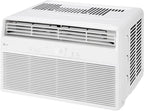 LG LW1025R 10,000 Air Conditioner with Dehumidifier, 115V, Medium Rooms up to 450 Sq. Ft, Window Unit AC with Remote Control, 3 Speeds, Auto-Restart, 24-Hour Timer, 10000 BTU, Bright White