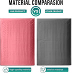 Levex - #000 4" x 8" [5 Pack] Pink Poly Bubble Mailers, Padded Envelope Mailers, Packing Envelope & Mailing Bags for Shipping