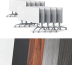 Conference Room Table, Folding Conference Tables,Thicken Grey Tabletop,Flip Top Wooden Seminar Meeting Room Table for Conference Room Offices (10, White, 47.2“)