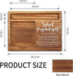 School Psychologist Sticky Note Holder, School Psychologist Gifts, Thank You Appreciation Quote Gifts for School Psychologist Women Men Coworker Self-Stick Note Pad Holders ZSS26