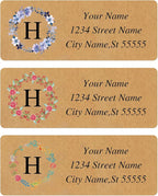Custom Address Labels - Personalized Address Labels, Return Address Labels with Strong Adhesion, Can Be Used for Cardboard, Paper, Plastic, Glass, Metal (2.6x1 Inch, Set of 280)