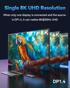 USB C Docking Station Dual Monitor for Dell/HP/Lenovo Laptop, Single 8K@30Hz/4K@120Hz, Triple 4K Display USB C Hub Multiple Adapter with 2 HDMI+DP+USB3.1+6 USB+RJ45+PD+SD/TF+Audio for iPhone 15