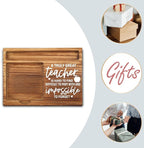 Teacher Sticky Note Holder, Thanks Male Teacher Appreciation Gifts Ideas, Teacher Desk Supplies Set, Thank You Teacher Appreciation Gifts from Student Self-Stick Note Pad Holders GSH21