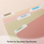 Mr. Pen- Sticky Index Tabs, 500 Pcs, 21 Sets, Colorful Sticky Tabs for Notebooks, Page Markers, Page Tabs for Binders, Page Tabs Sticky Tabs for Books, Notebook Tabs, Book Sticky Tabs for Notebooks