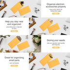 ValBox #7 Coin Envelopes 3.5x6.5 Seed Envelope with Gummed Flap for Home, Garden or Office Use, Brown Kraft Small Parts Envelopes 500 per Box