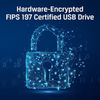 Kingston Ironkey Vault Privacy 50 USB-A 512GB Encrypted Flash Drive | FIPS 197 Certified | XTS-AES 256-bit | BadUSB and Brute Force Protection | Mult-Password Option | IKVP50/512GB