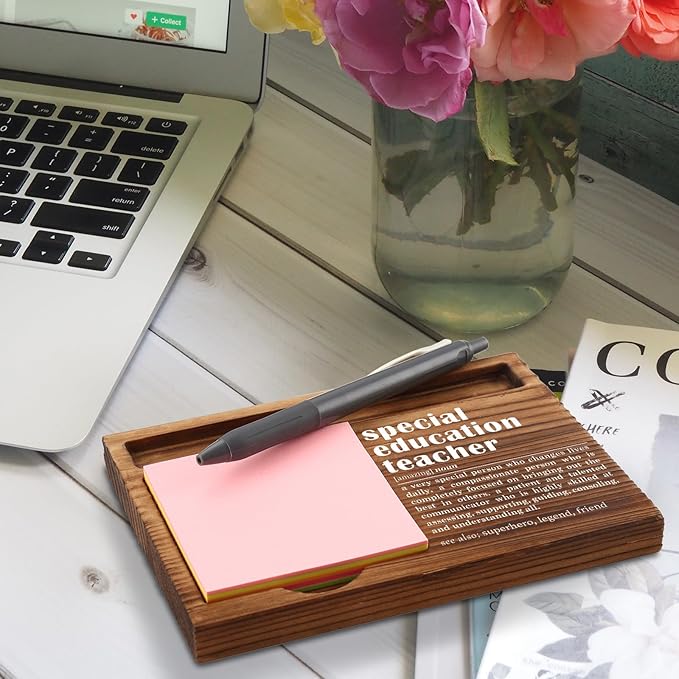 Special Education Teacher Sticky Note Holder, Special Education Teacher Gifts, Thank You Appreciation Gifts for Special Education Teacher Women Men from Student Self-Stick Note Pad Holders ZSS30