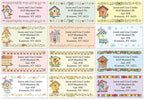Colorful Images A Season at Home Return Address Mailing Labels, Personalize with Name & Addresses, Set of 144 Self Adhesive, Easy Peel Flat Label Sheets, 1 ⅛ x 2 ¼”, 12 Designs