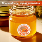 Methdic 2.5" Diameter High Visibility Printable Round Labels，Matte White，360 Customizable Blank Stickers