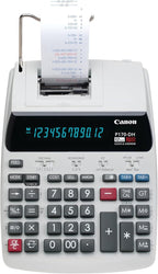 Canon Office Products 2204C001 Canon P170-DH-3 Desktop Printing Calculator with Currency Conversion, Clock & Calendar, and Time Calculation, Black/White/Silver, 14.60 Inch x 9.60 Inch x 3.00 Inch