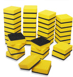 40 Pack Magnetic Whiteboard Dry Eraser Dry Erase Erasers Bulk Chalkboard Eraser Cleaner for Classroom, Office (2 x 2 inch, Yellow)
