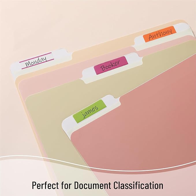 Mr. Pen- Sticky Index Tabs, 500 Pcs, 21 Sets, Colorful Sticky Tabs for Notebooks, Page Markers, Page Tabs for Binders, Page Tabs Sticky Tabs for Books, Notebook Tabs, Book Sticky Tabs for Notebooks