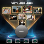 4TB Magnetic Portable SSD, External Solid State Drives with USB-C 3.2 Gen 2x2, Speed Up to 2000MB/s, Compact & Durable, Compatible with iPhone 15/16 Series and Other USB-C Devices, Grey