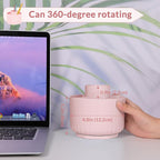 SKYDUE Makeup Organizer, Rotating Pencil Pen Holder for Desk, Dual-Purpose Desk Organizer for Cosmetics & Pens, Makeup Brush Holder with 5 Slots, Pencil Cup for Office, Home