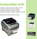 2.25" x 1.25" Direct Thermal Labels - White for Barcode Printing, Compatible With Zebra, Rollo, Munbyn Printers (12 Rolls, 1000 Labels/Roll)