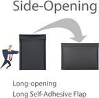 Red Side-Loading Bubble Mailers 10 x 7 Inches,Self-Seal Padded Mailing Envelopes, Pack of 27