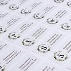 Custom Address Labels - Personalized Labels, Return with Strong Adhesion, Can Be Used for Cardboard, Paper, Plastic, Glass, Metal (2.6x1 Inch, Set of 100), Multicolor