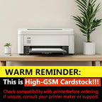 OcePor 100 Sheets Black Cardstock 9” x 12”, 92lb/250gsm Black Card Stock, Thick Card Stock Paper, Heavy Cardstock Paper for Printer, Resume, Scrapbooks, Art, Crafts, Business Cards