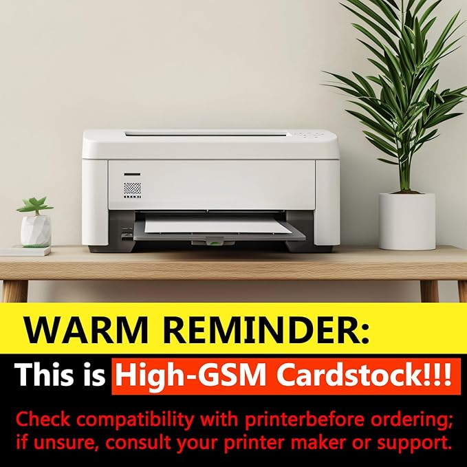 OcePor 400 Sheets Black Cardstock 8.5” x 11”, 92lb/250gsm Black Card Stock, Thick Card Stock Paper, Heavy Cardstock Paper for Printer, Resume, Scrapbooks, Art, Crafts, Business Cards