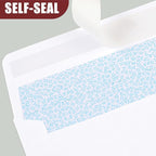 Joyberg 72 Packs #10 Envelopes, Business Envelopes, Envelopes Self Seal, Security Envelopes, Peel and Seal Closure, Size 4-1/8 X 9-1/2 Inches, White, 26LB