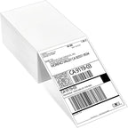 Thermal Shipping Labels 4x6-500 Labels Fan-Fold, Mailing Postage Paper for Thermal Printers, Strong Adhesive, Jam-Free, Compatible with JADENS, Rollo, Munbyn, for Office & Home