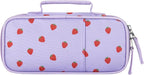 Choco Mocha Strawberry Pencil Case for Girls, Soft Pencil Case Kids Pencils Pouch for Kindergarten Girls, Purple
