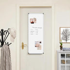 36" x 12" Magnetic White Board, Long Whiteboard Wall Hanging Vertical Board, to-do List Narrow Mini Small Portable Dry Erase Board for Walls