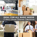 BOMEI PACK Clear Packing Tape, 2.7Mil Thick Heavy Duty Packaging Tape 12Rolls Refills with 1 Dispenser for Box Sealing, Moving and Shipping, 1.88 Inch x 60 Yard, Total 720yds