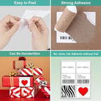 MFLABEL 3-1/3" x 4" Shipping Address Labels, 6-Up, White, 18000 Labels