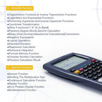 Scientific Calculator with Graphing Function, NEWYES 36X Pro Graphic Science Calculator for Middle and High School Supplies (Blue)