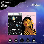 Planets Poly Mailer 6x9 Inch 100 Pcs, Waterproof Shipping Bags for Clothing, Tear-Resistant Mailier Bags, Strong Mailing Bags with Self-Seal