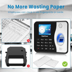 Time Clocks for Employees Small Business Automatic Calculate Hours, 0 Monthly Fees Fingerprint Time Clock, H3 Standalone Biometric Clock in Machine for Employees with 5 RFID Cards