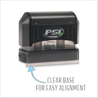 Self Inking Return Address Stamp - Custom 4 Line Personalized Address Stamp for Envelopes, Wedding Invitations, Business, Mailing Labels, Black Ink (Calligraphy Script)