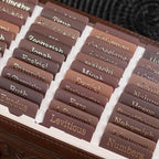 UPAFEXXI-Laminated Bible Tabs for Women and Men (Gold Foil Embossed Lettering) Reposition Large Print tabs, Easy to Read and Apply, 80 Bible Chapters Labels for Easy Navigation(Brown)