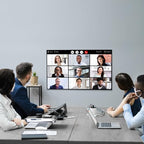 Folding Conference Table, Mobile Training Table for Office Conference, Modern Modular Rectangular Work Desk Meeting Seminar Work Tables with Caster Wheels, Large Breakroom Tables (10Pack L47.2in)