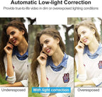 Spedal Webcam 1080P 30fps， HD Computer Webcam with Microphone for Desktop,100 Degrees Wide Angle Web Camera for Zoom Xbox YouTube Skype FaceTime Hangouts