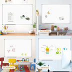 JILoffice Magnetic Dry Erase Planning Board, Grid Pattern White Board 48 x 36 Inch, Silver Aluminum Frame with Detachable Marker Tray for Office School and Home